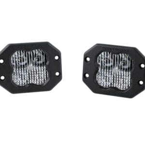 Diode Dynamics SS3 SAE/DOT White Sport Flush Mount LED Pod (pair)