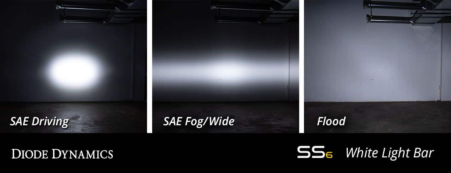 Stage Series 6" SAE/DOT White Light Bar (one) - Image 3