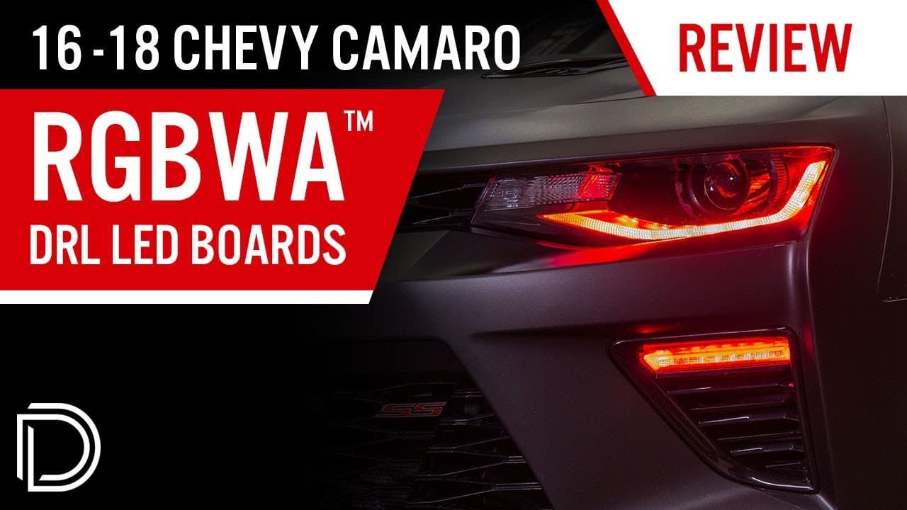 2016-2018 Chevrolet Camaro SS RGBWA DRL LED Boards | GTA RETROFITS