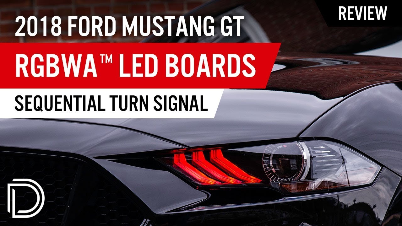 2018-2021 Ford Mustang Multicolor DRL GTA | Boards RETROFITS LED